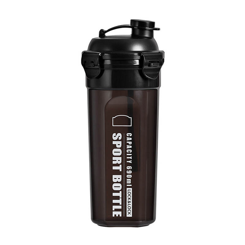 Bình Nhựa Đựng Nước LocknLock Sports Water Bottle 470ml - Màu Đen - HPL931NBK, , large image number null